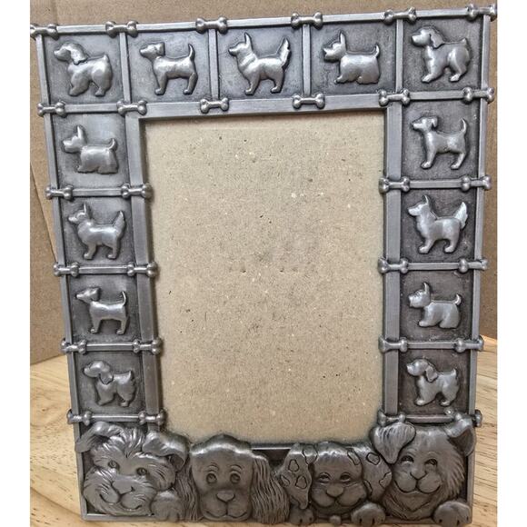 3D Metal Dog Pet 3.5x5" Picture Frame with Variety Dog Design Taiwan - Picture 3 of 7
